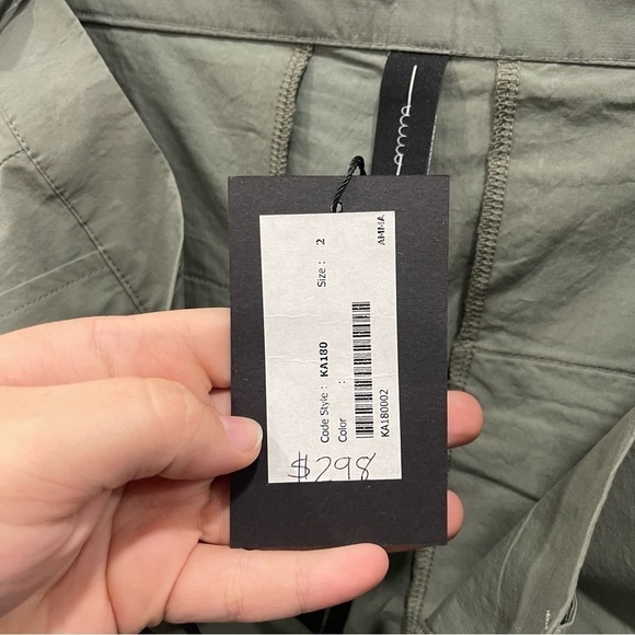 Amma Made in Israel Green Casual Pants Green Size 2 - Picture 8 of 11